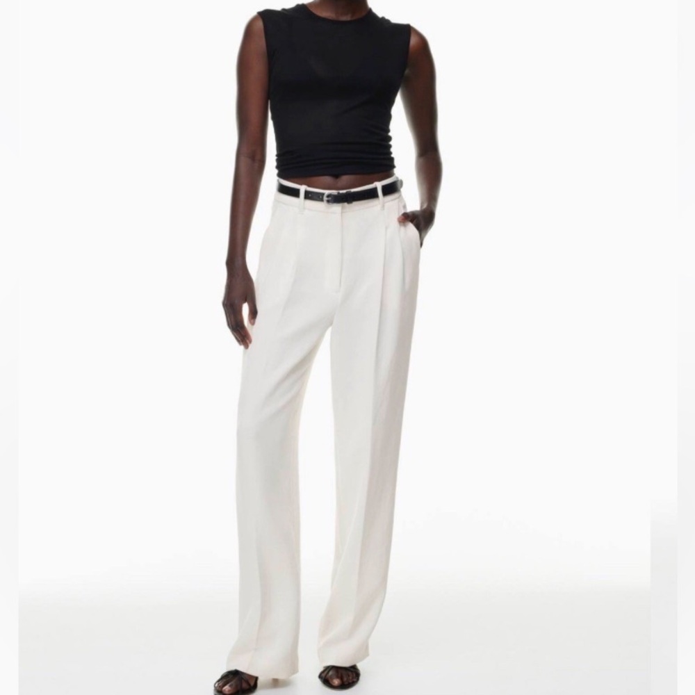 Aritzia Wilfred The Effortless Pant - Light Birch